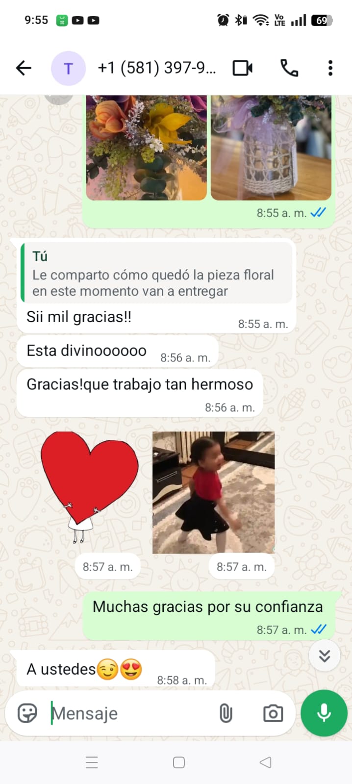 Testimonio de cliente Capullitos