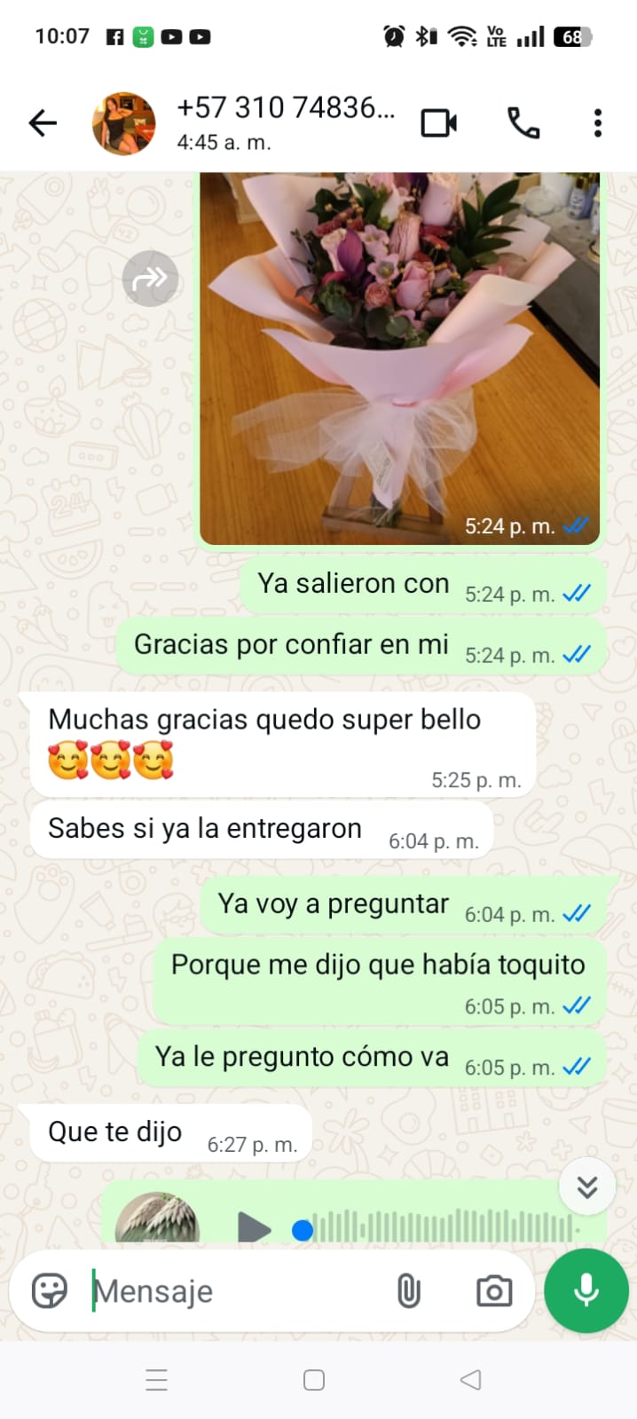 Testimonio de cliente Capullitos