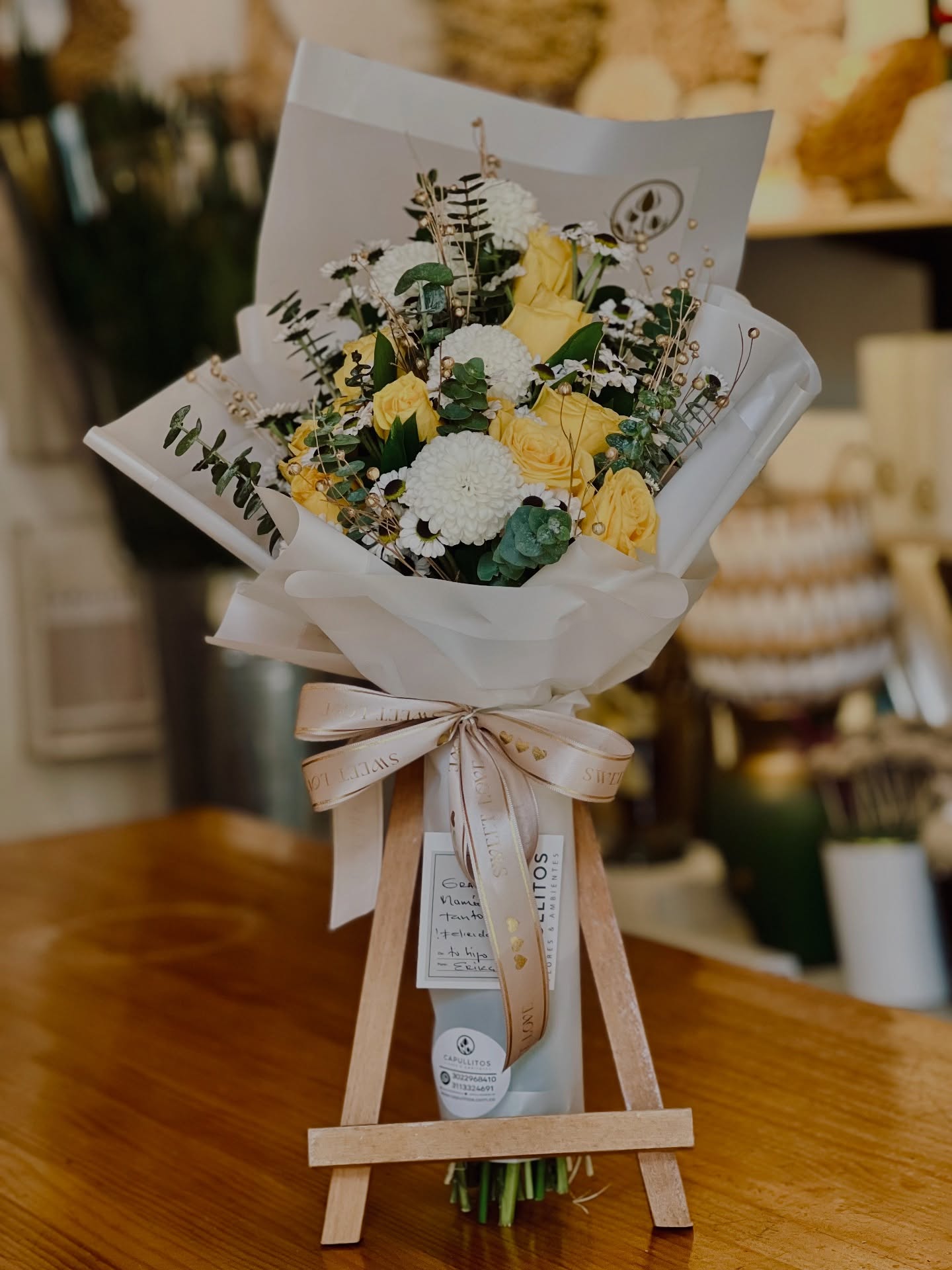 Pieza floral Capullitos