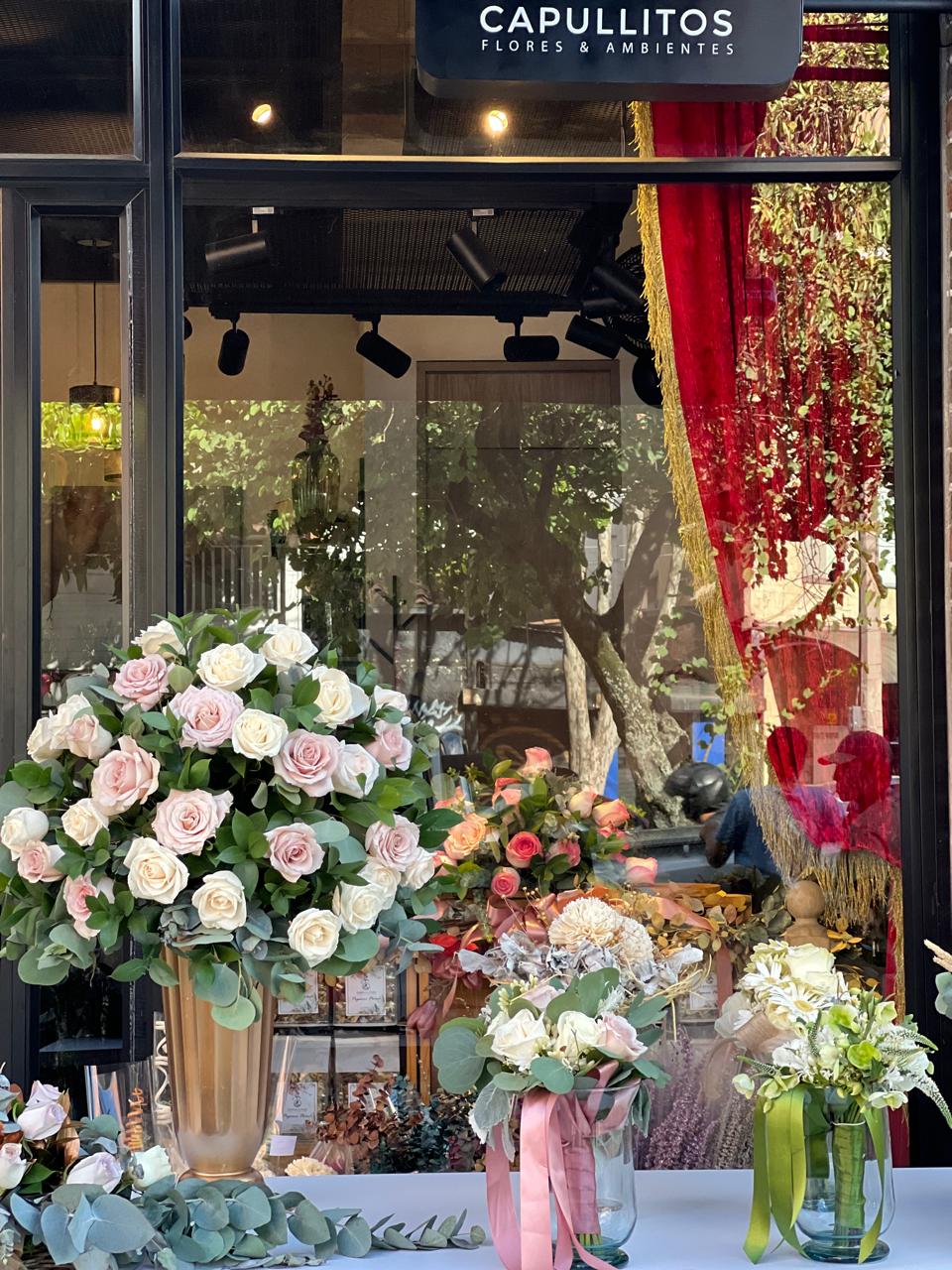 Interior floristería Capullitos